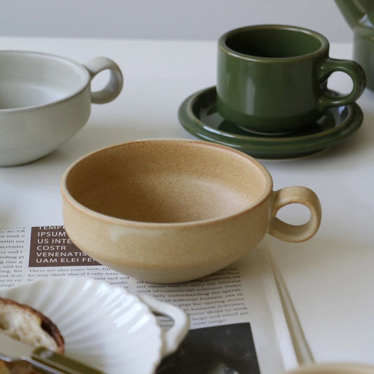 StudioM Artisanal Ceramic Coloured Bowls: Modern Kitchenware