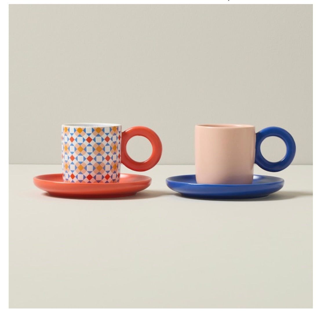 Exquisite craftsmanship in the OUI Series espresso mug offered by ARCHIVE. This set of artisanal kitchenware is the perfect modern addition to your dinnerware collection